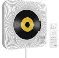 CD PLAYER Tenswall wall mounted cd PLAYER with bluetooth use as a bluetooth speaker USB SUPPORTE Remote control KC 88 Model  FM Radio Aux USB HEADPHONES Jack. 