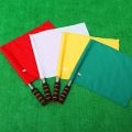 Soccer Referee Flag Professional Fair Play Sports Match Football Linesman Waterproof Flags Sports Game Referee Equipment. 