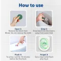 Harpic Toilet Cleaning Liquid Power Plus 10x Total Clean 750ml + Flushmatic Citrus In Cistern Toilet Cleaner Blocks (50g x2) Combo. 
