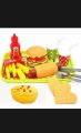 Kitchen Set KFC Toy Food Set Play Food kids Educational Toy Burger Bun Plastic Toy. 