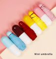 7” mini capsule umbrella with cute capsule case. 