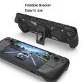 Silicone Console Protector Anti Slip Soft Shell Game Console Case with Foldable Bracket Replacement Accessories for Steam Deck. 
