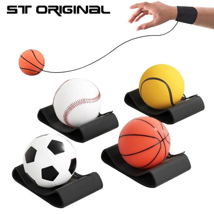 Return Sponge Rubber Hand Ball Game Exercises Bouncing Elastic Sport ...