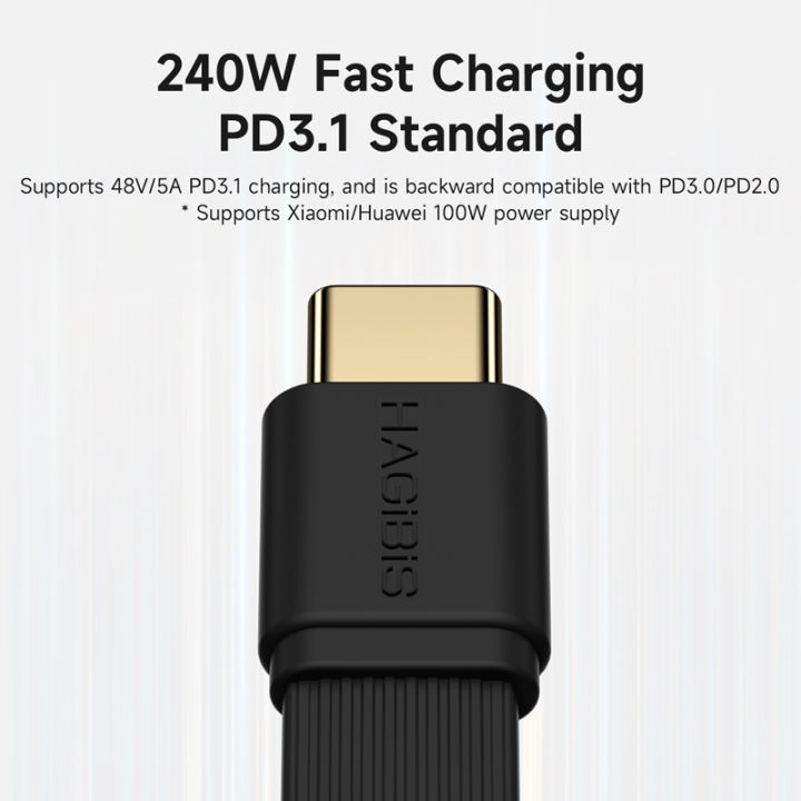 Hagibis%20USB4%20Right%20Angle%20Cable%20Type%20C%20Fast%20Charging%20Capsule%20mini%20Cord%20240W%2080Gbps%20Date%20for%20Thunderbolt%205/4%20iPhone%2017%20Pro%20Max%2016%20-%20Image%202