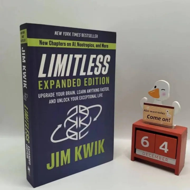 Limitless Expanded Edition By Jim Kwik Upgrade Your Brain, Learn Anything Faster, and Unlock Your Exceptional Life Paperback