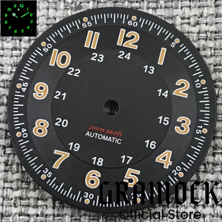 Gramock%20Classics%20Sterile%2029mm%20Pilot%20Black%20Watch%20Dial%20Part%20for%20NH35/36%20ETA%20PT5000%20Miyota%20Mingzhu%20DG%20ST2130%20Movement%20Part%20Hand%20Set%20-%20Image%203