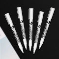 White Paint Pen for Rock Painting,Stone,Ceramic,Glass,Wood,Tire,Fabric,Metal,Canvas. Set of 3/6 Acrylic Paint White Marker. 