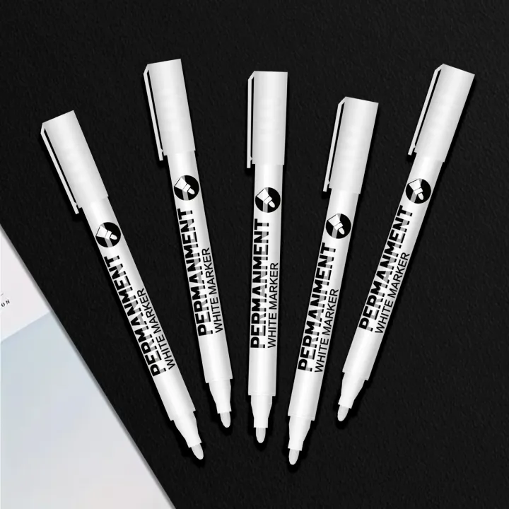 White%20Paint%20Pen%20for%20Rock%20Painting,Stone,Ceramic,Glass,Wood,Tire,Fabric,Metal,Canvas.%20Set%20of%203/6%20Acrylic%20Paint%20White%20Marker%20-%20Image%202