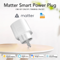 Smart EU Plug Matter WiFi Socket 16A Timer Outlet Support EWeLink Apple Homekit with Google Home Alexa. 