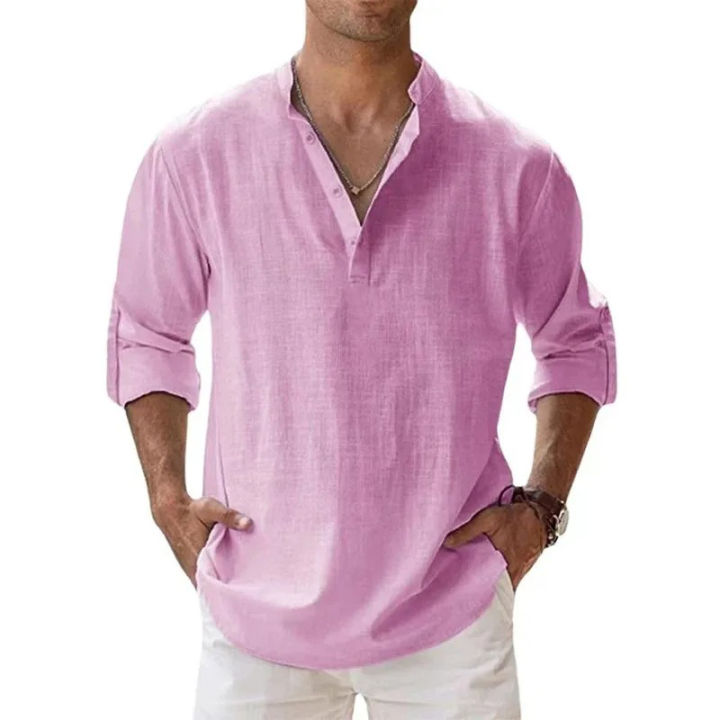 Streetwear%20Men%20Lightweight%20Shirts%20Long%20Sleeve%20Henley%20Cotton%20Linen%20Shirts%20for%20Men%20Beach%20Hawaiian%20Shirts%20Breathable%20Collar%20Tshirts%20-%20Image%205
