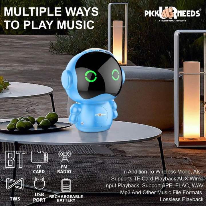 Portable%20Astronaut%20Wireless%20Speaker%20with%20Dynamic%20Sound,%20LED,%201200mAh%205W%20Bluetooth%20-%20Image%203