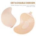 1Pair Women Invisible Underwear nubra Breast Patch Tow-Color Hypoallergenic Mango Cup bra Silicone Non-Falling Off Thin. 