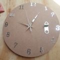 12" MDF base, clock MDF base, Resin Clock Making Kit with 12 Inch MDF, Numbers, Machine, Needles, and Hanger. 