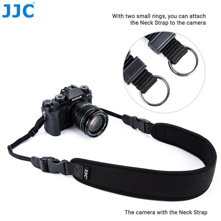JJC Padded Soft Camera Shoulder Neck Strap Belt for  A7 V A7V A7M5 A7CR A7CII A7RV A9III  R100 Rebel T7 T8i T7i