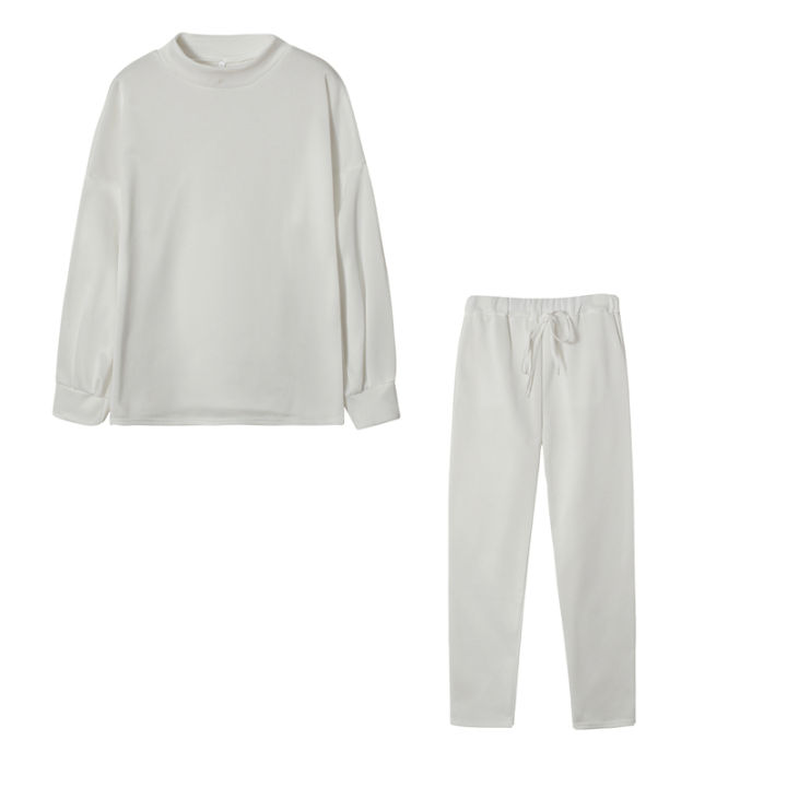2025%20Autumn%20and%20Winter%20Women's%20Sweater%20High%20Collar%20Casual%20Pure%20Color%20Trousers%20Two-piece%20Set%20-%20Image%207