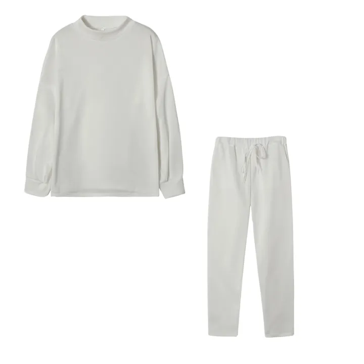 2025%20Autumn%20and%20Winter%20Women's%20Sweater%20High%20Collar%20Casual%20Pure%20Color%20Trousers%20Two-piece%20Set%20-%20Image%207
