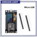 SONXIN NodeMCU ESP8266 Development Board with 0.96 Inch OLED Display CH340 Driver Module for Arduino IDE/Micropython Programming. 