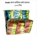 Kmk red and blue Jal Dry Burmese baroi pickles - 100 packet. 
