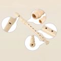 Professional Eight Hole High Pitched Flute Eight Hole Soprano Recorder Clarinet Black Sound Easy To Adjust Food Grade ABS. 