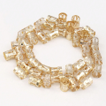 50pcs Metal Hollow Out Hair Ring Accessories,Beads Hair Braid Rings Clips Dread Locks Hair Braiding Metal Cuffs Decoration.