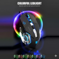 PRO Wired Gaming Mouse RGB with 3200dpi - Breathing LED USB Wired Optical Computer Mouse with 6 Buttons & Braided Wire including Side Buttons - Mouse with FREE Mouse Pad for laptop, PC, Gaming & Office Use by FunBug. 