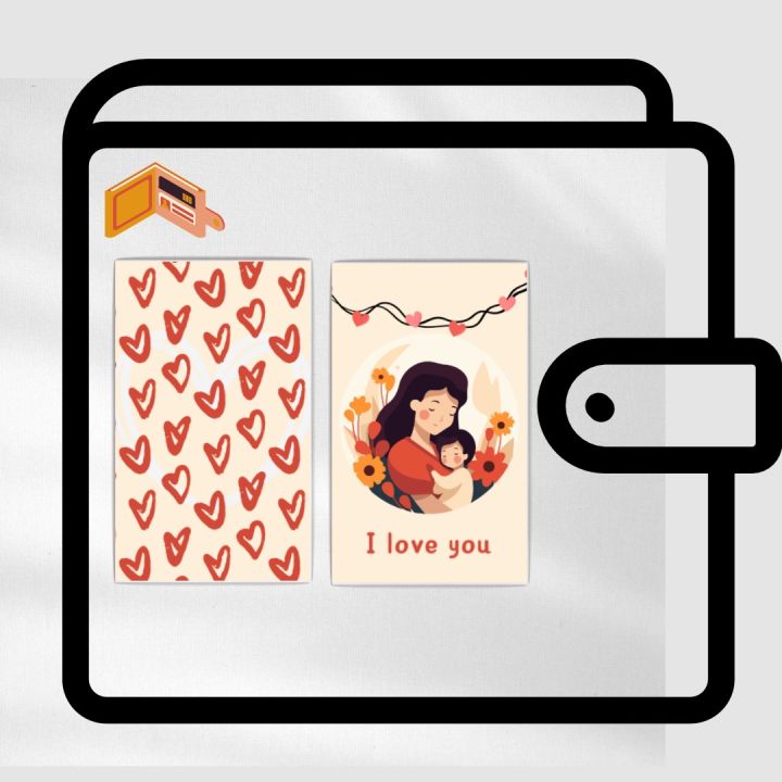 Mothers day gift wallet card , under 500 ruppees, best gift for mom , mama , maa , ami