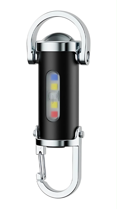 Mini Flashlight 7 Gear COB LED Keychain Flashlight Type-C USB Rechargeable Portable Keychain Torch Waterproof for Camping Hiking-D shop