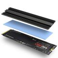 M.2 SSD Heatsink, Aluminum NVMe Radiator 2280 Solid State Drives Cooler With Silicone Thermal Pad For PS5 Laptop Desktop. 