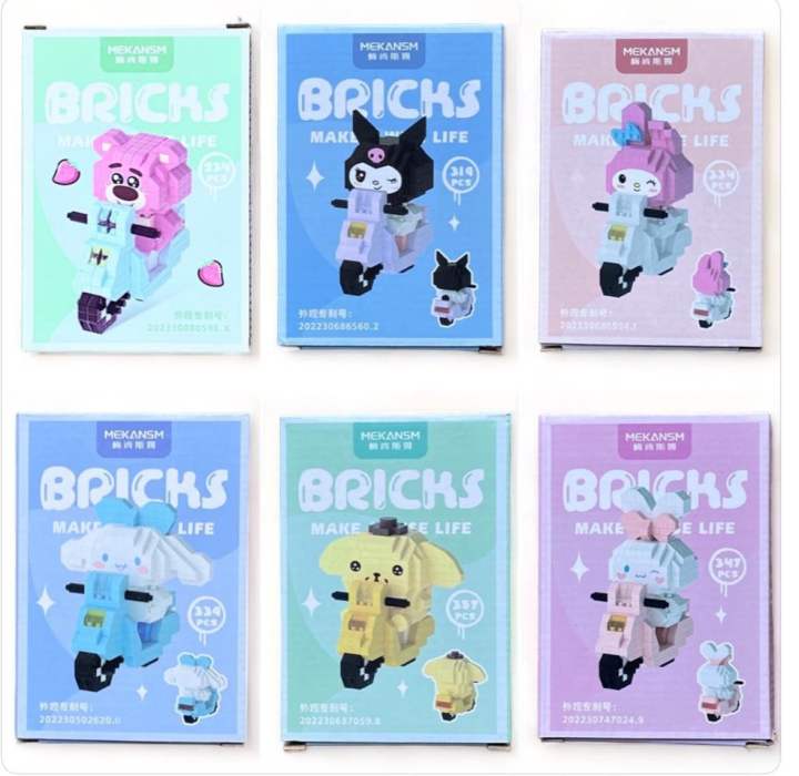 L-mekansm Sanrio riding a motorcycle