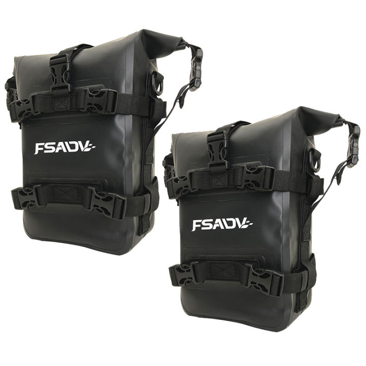 2PCS Universal Motorcycle Frame Crash Bars Waterproof Bag Repair Tool Placement Bag For BMW R1200GS R1250GS For HONDA For Suzuki