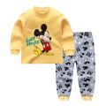 Disney Cartoon Baby Underwear Suit Autumn Clothes Winnie Pooh Printed Children Long Sleeved 2pc/set Pajamas Cotton Kids Outfits. 