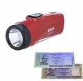 Sgdo Sd Gold 8670 Mini Rechargeable LED Torch Light with Money Checker Light. 