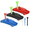 Golf Tee Base Holder 5 Pre Cut Simulator Tees Driving Range Hitting Mat Training Aid for Home Practice Golf Game Accessories.
