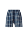 JupiterSecret 6 Pcs Boxer Shorts Casual Plaid Elastic Waistband Button Mens Boxer Underwear Woven Shorts For Home Random Color.