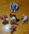 SET OF 5 KUNGFU PANDA ACTION FIGURES ( KUNGFU PO , 1 ZHEN , 1 TIGRESS, 1 .MASTER CHAMELEON, 1 TAI LUNG ACTION FIGURES. 