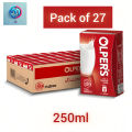 Full cream milk 250ml carton (pack of 27). 