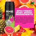 Original Axe Epic Fresh deodorant 150ML Grape Fruit and Tropical Pineapple Scent. 