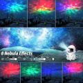 Star Projector Galaxy Night Light Astronaut Space Projector Starry Nebula Ceiling LED Lamp for Bedroom Home Decorative kids gift. 