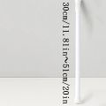 1PC - Non punching telescopic rod installation multifunctional mini storage telescopic rod - white.