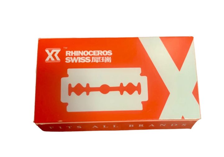 Rhinoceros Swiss Double Edge Razors Single Pack 10 Blades