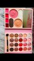 cute makeup set for girls with mirror. 