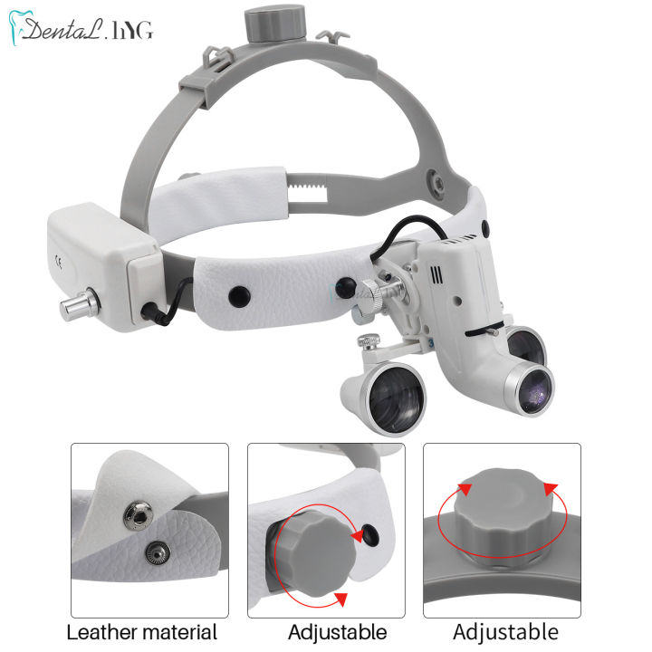 2.5X/3.5X%20%20Dental%20LED%20Light%20Lamp%20Binocular%20Loupes%20Brightness%20Spot%20Adjustable%20Dental%20Lab%205W%20Headlamp%20For%20Surgical%20Headlight%20-%20Image%203