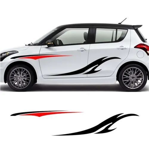 Cars Side Doors Stickers - Awesome Body Sticker- both sides - Car S...