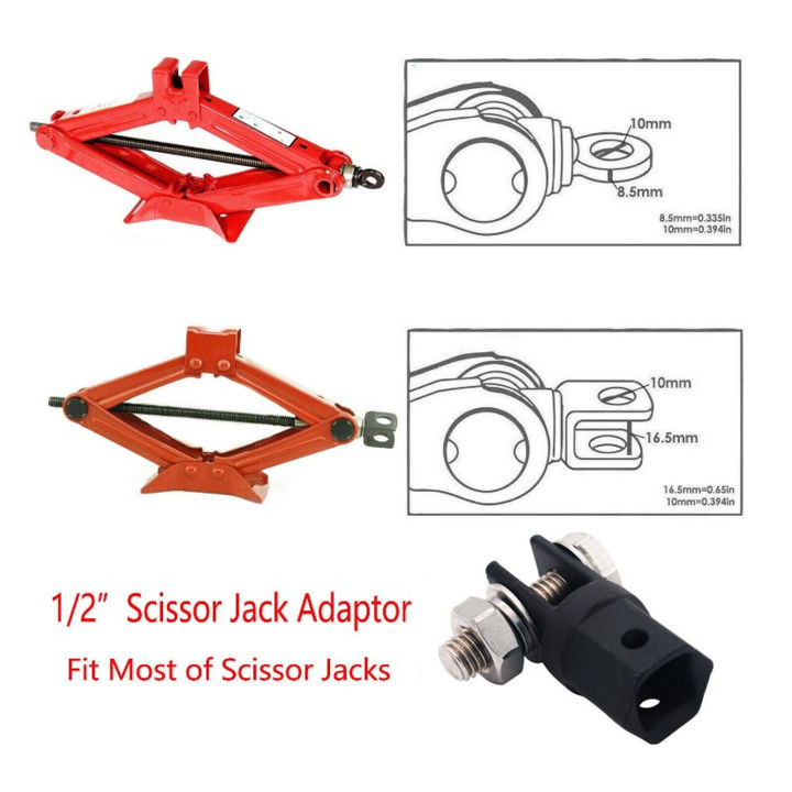 Scissor%20Jack%20Adapter%20Scissor%20Jack%20Socket%20Adapter%20Heavy%20Duty%20Chrome%20Vanadium%20Steel%201/2inch%20for%20Double%20Hole%20Scissor%20Jacks%20-%20Image%206