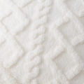 Twist KnittingPlush Pillow Case Vintage Knitted Cushion Cover Simple Cushion Plush Pillowcase Headboard Back. 