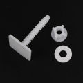4x Toilet Seat Hinge Bolts Replacement Screws Fixing Fitting Kit Repair Tools. 