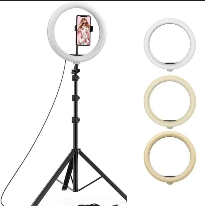 Ring light with stand