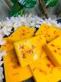 Saffron Handmade Goat Milk Soap. 