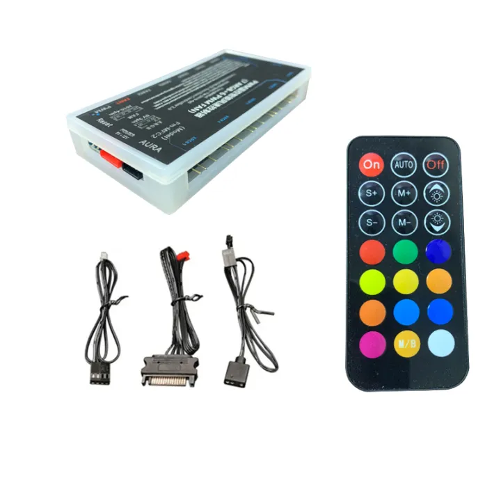 PC%20Case%20Fan%20Speed%20Controller%204Pin%20PWM%206%20Ports%203Pin%205V%207%20Ports%20Universal%20Computer%20Regulator%20Cooling%20Fan%20Hub%20Remote%20Control%20-%20Image%207