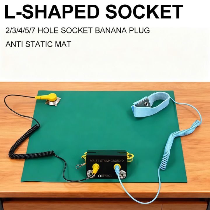 Professional Anti Static ESD Ground Socket L Shaped Socket Banana Plug ...